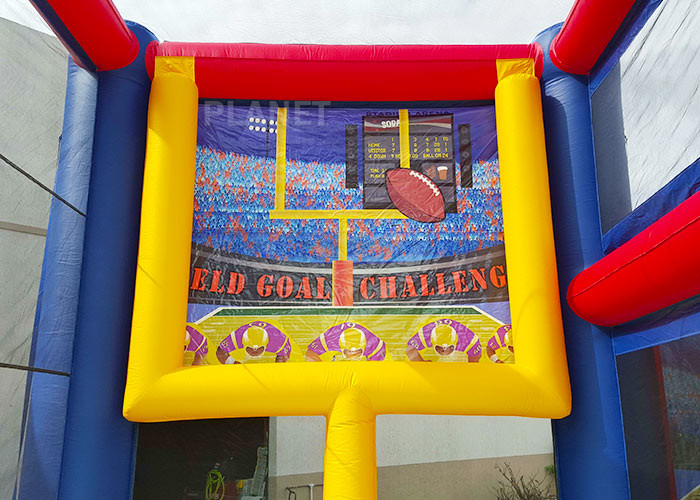 Football Inflatable Sports Games Challenge Field Warning Sings Available