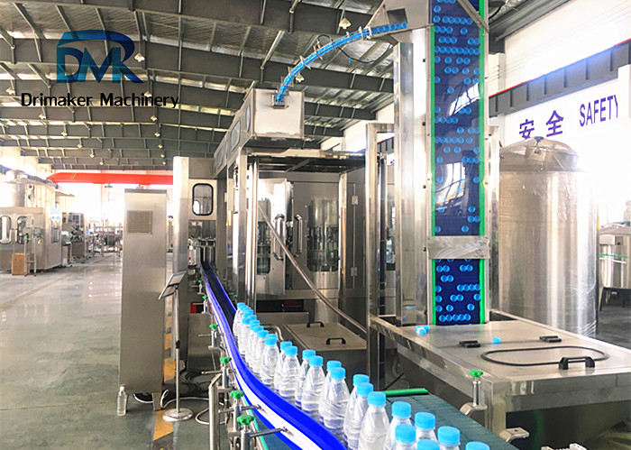 1 Liter Mineral Water Bottle Filling Machine / Plastic Bottle Packing Machine