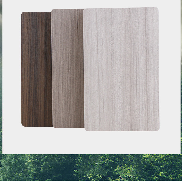 Interior Customized Waterproof Wood Grain Bamboo Charcoal Wood Veneer Wall Panels