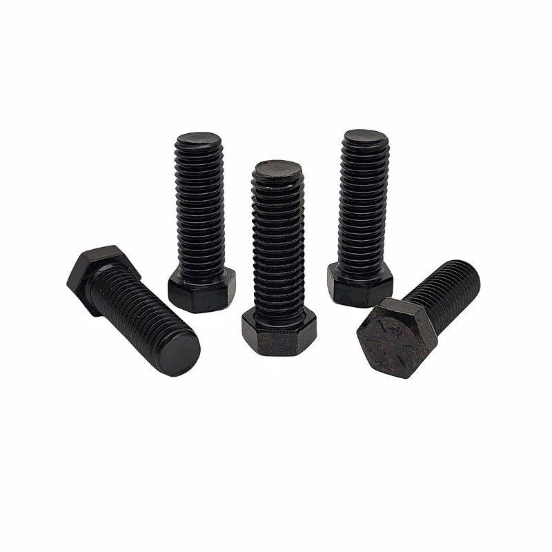 High-Strength Hexagon Head Screw British-American External Hexagon Bolt Plated With Dacromet Black Bolt