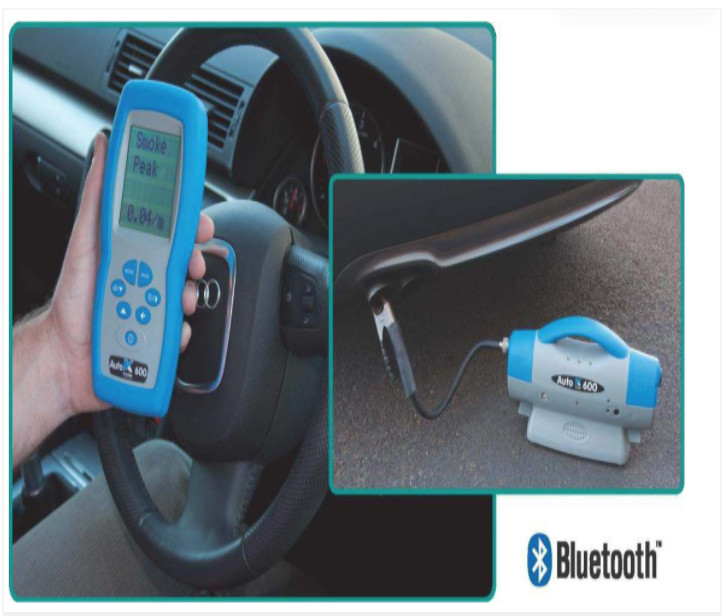 Automobile Exhaust Gas Analyzer Handheld Diesel Smoke Meter with battery operation