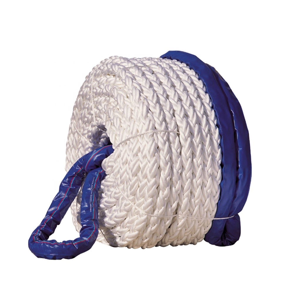 Smooth YLY Polypropylene 8 Strand UHMWPE Boat Vessel Marine Mooring Rope With CCS ABS Certificate