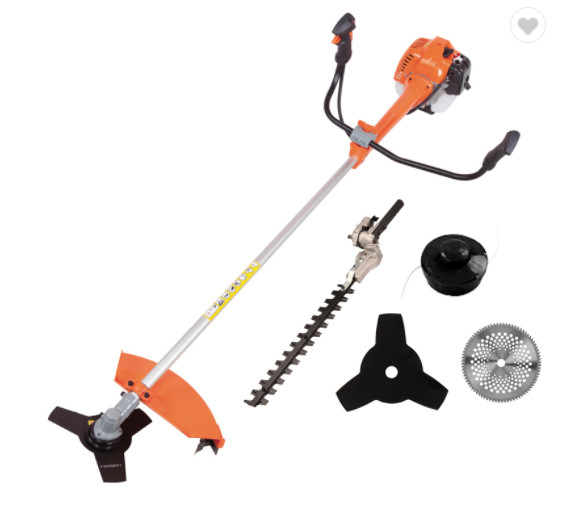 1E34F Multi Function Brush Cutter 26CC 5 In 1 Hedge Trimmer Petrol