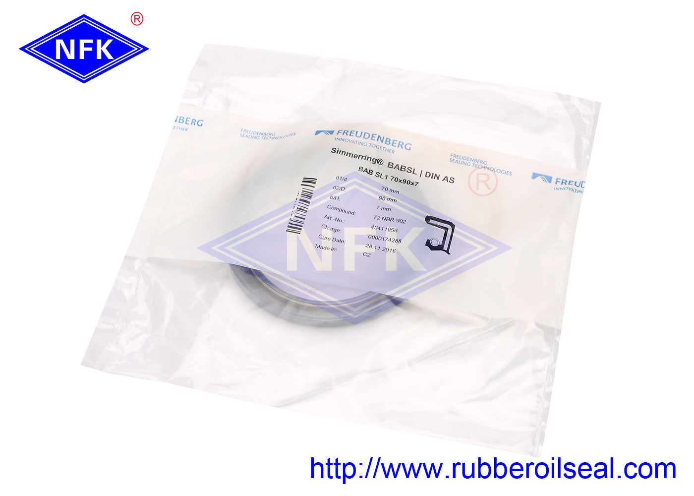 Hydraulic Pump CFW Rubber Oil Seal BABSL 70*90*7 Shaft Simrit 303195