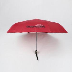 21 inch red auto open close umbrella with logo printing for promotion