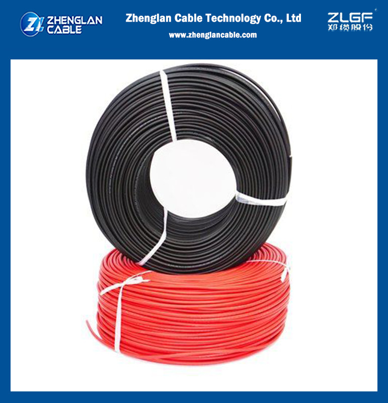 Tuv Approval Pv Dc Cable Xlpo Insulated Tinned Copper 4mm 6mm 10mm 1.5kv