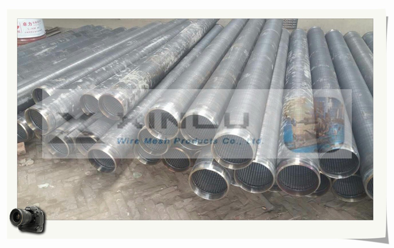 φ33 Aisi 316l Perfect Round Johnson Wire Wrap Screen Tube Strainer Pipe Slot 50micron For Industrial Filtration
