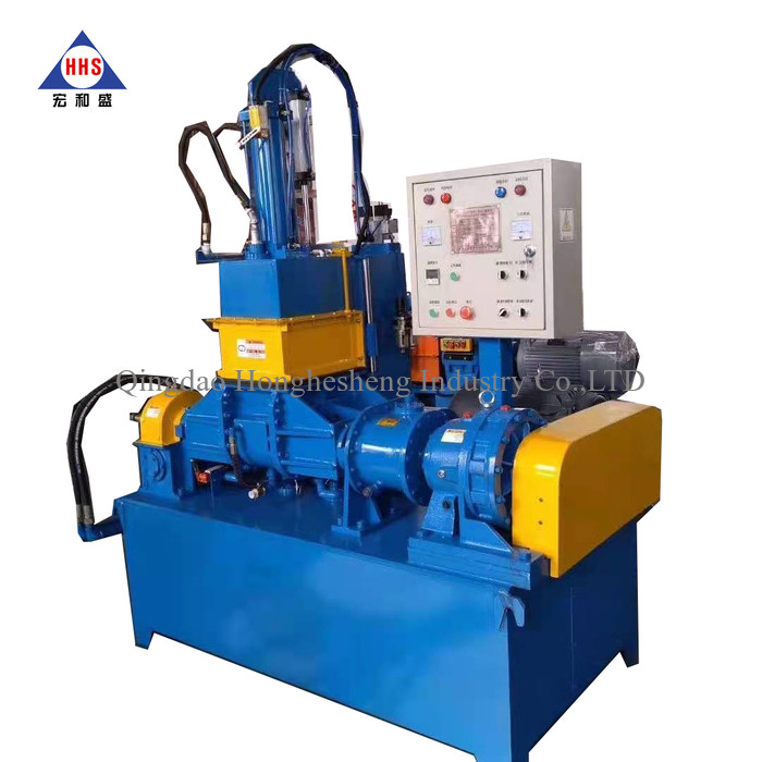 LCD Screen Banburying Rubber Kneader Mixer 2.2kw Open Close Type