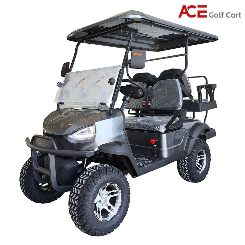 Steel Frame CE Approved 4 Seater Electric Golf Cart For Tourist