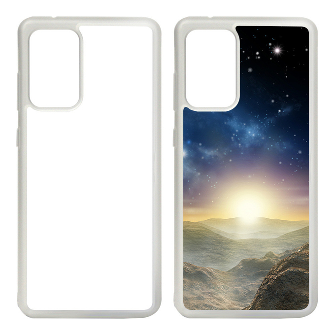 Antislip Side Rubber Sublimation Mobile Phone Cover For Samsung S23 S24 S25 Plus