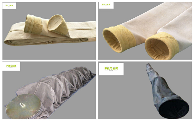 Black Fiberglass Filter Bag For Cement Plant Corrosion Resistance 0