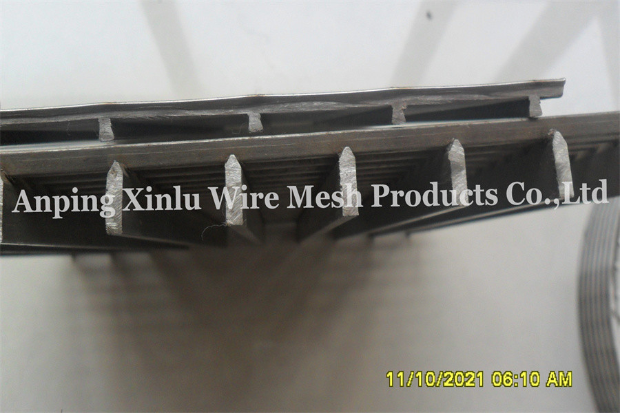 Dewatering Flat Wedge Wire Screen Panel 3 - 12mm Thickness For Industry Filtration