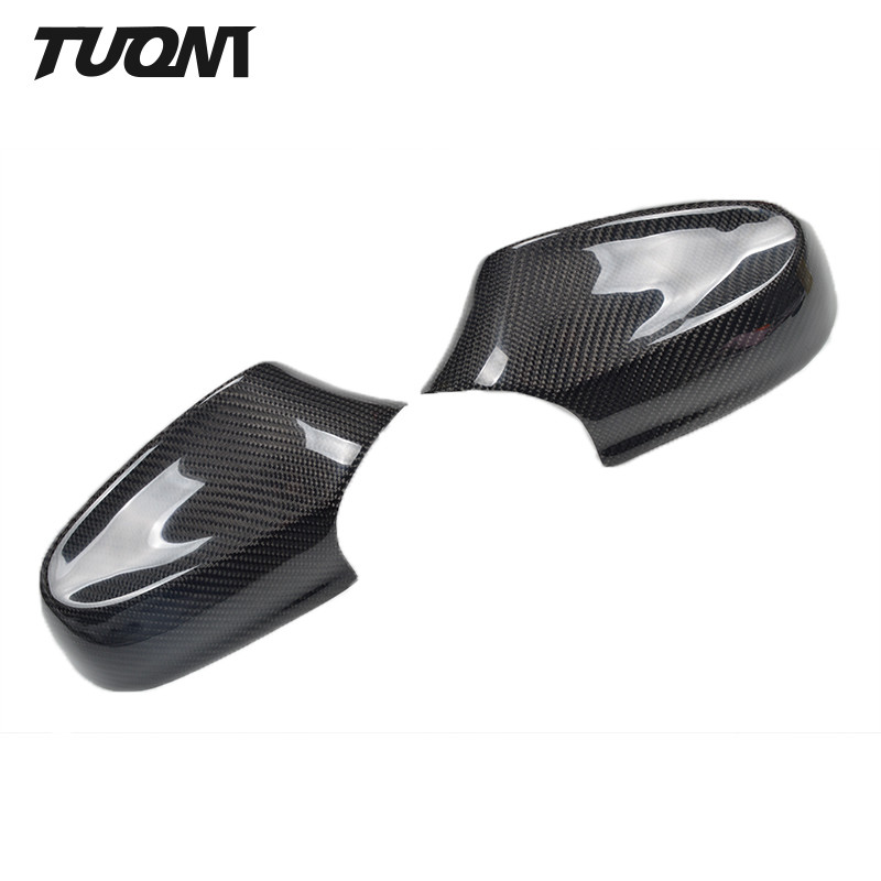 Mercedes Benz Carbon Fiber Mirror Cover Side Rear View Mirror Trim Protect Covers