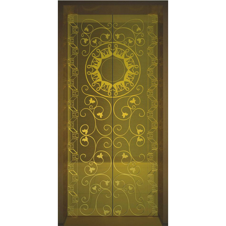 Elevator Door 4 x 8 Stainless Steel Panels HL Custom Plate 201 304 Titanium Gold Etched