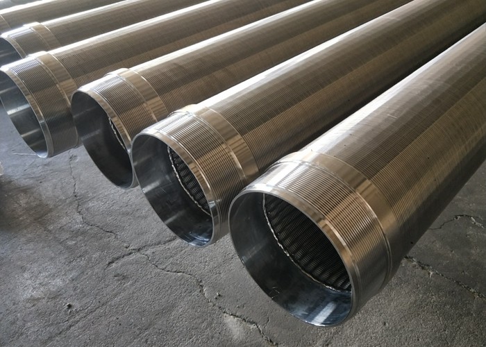 Thread Couplings Slot 60 Wedge Wire Water Sand Contol Water Well Screen 8 Inch