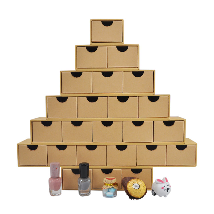 1200g Christmas Advent Calendar Box For Kids Gift Tree Treasure Type