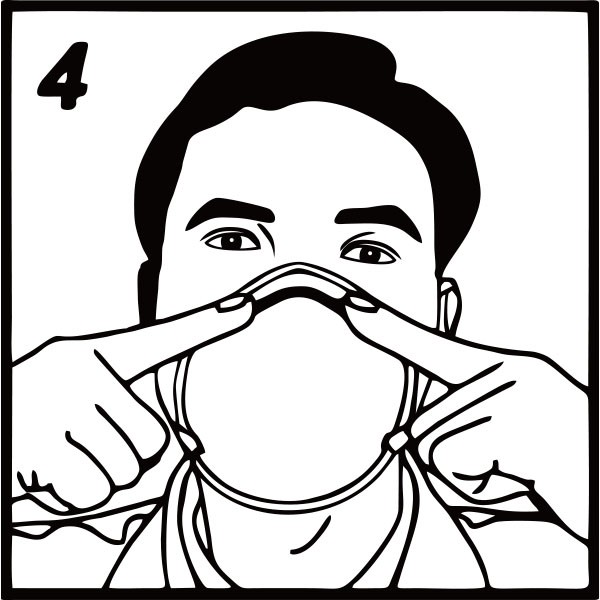Coronavirus Disposable Face Mask Niosh Approved Respirator With Earloop