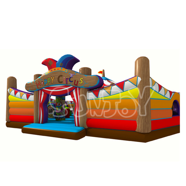 Happy Circus Playground 1000D Plato Inflatable Play Park
