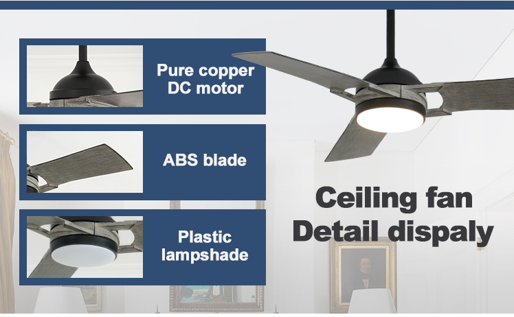 Transform Your Space with 1stshine LED Ceiling Fan Low Energy Consumption 6 Speeds 10