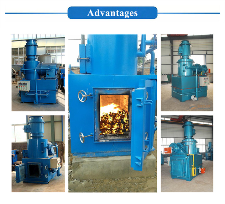 Chimney Core Components Hospital Waste Incinerator for Safe Hospital Waste Management