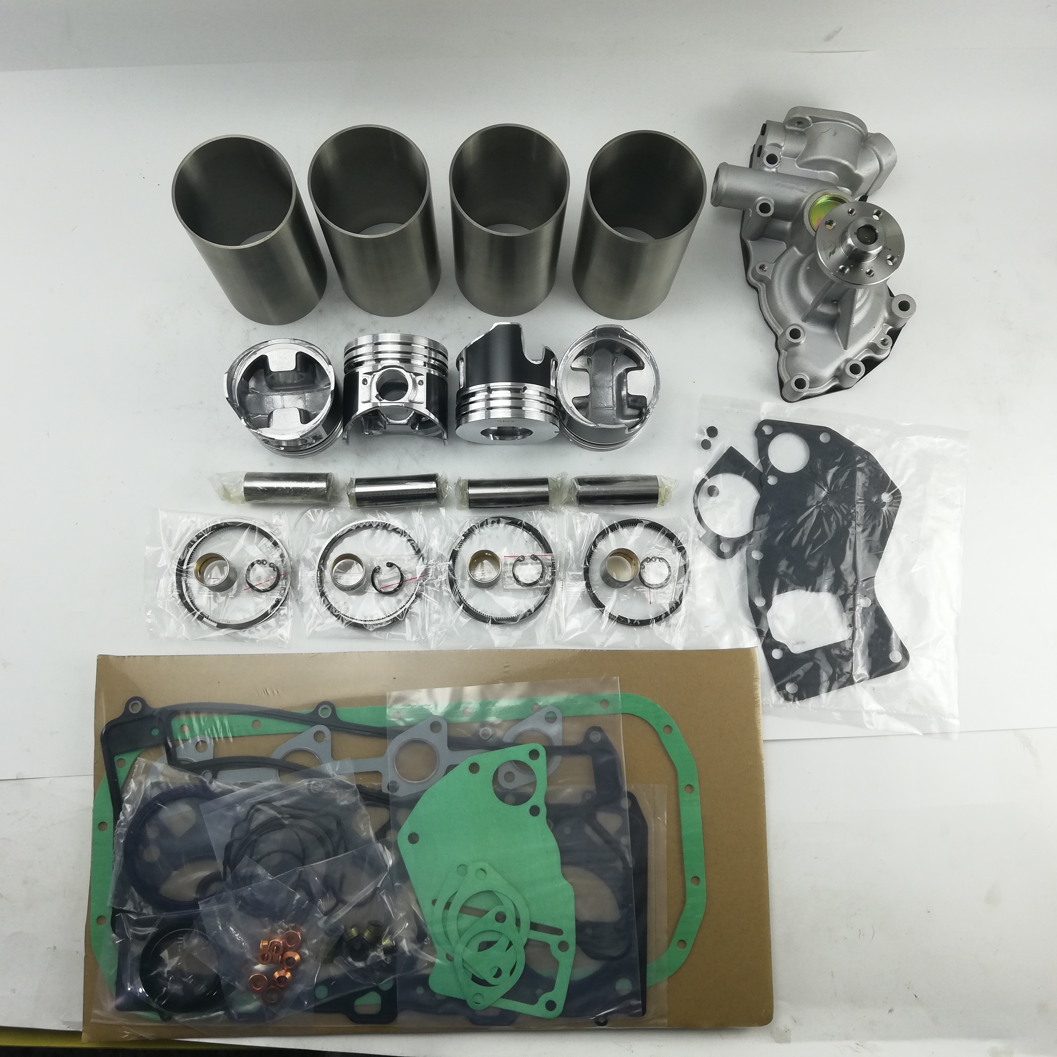 Z402 Overhaul Rebuild Kit Cylinder Liner Piston With Pin Kit Valve Seat Valve Guide Gasket Kit For Kubota Engine