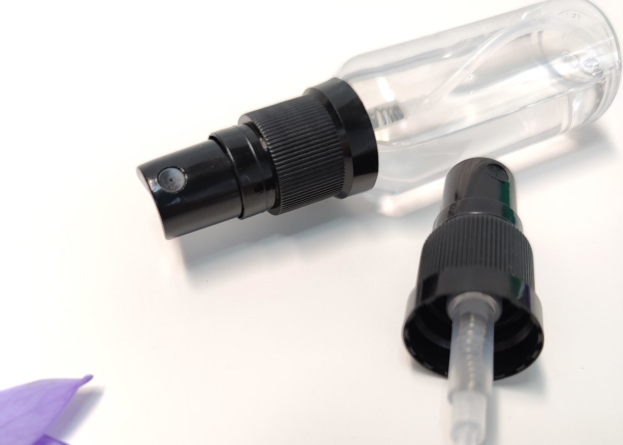 18mm Ribbed Surface Fine Mist Sprayer For Cosmetic Accessories