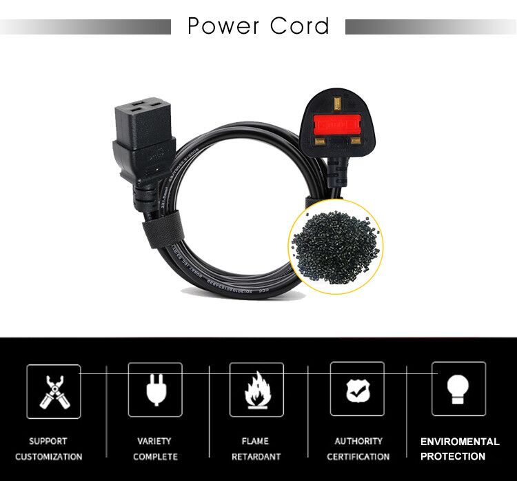 Mine Computer Display Box Electric Retractable Reel with 1400W C19 16A BS1363 Power Cord