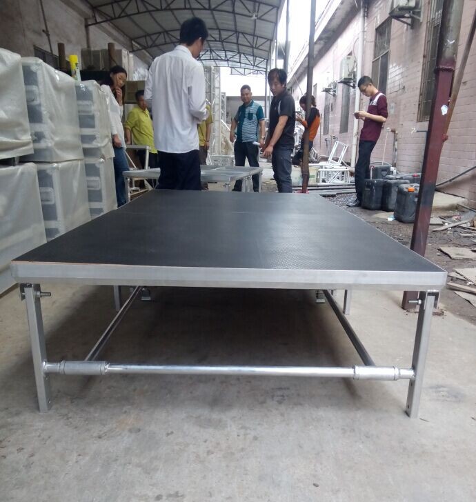 Alloy Assembly Portable Stage Platforms For Sound System And Dj Equipments