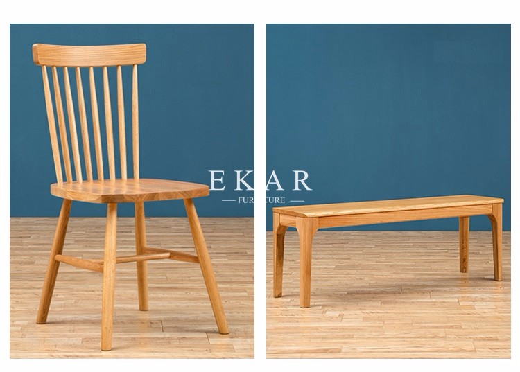 Dining Table Set Designs Solid Oak Wood Italy Modern Furniture