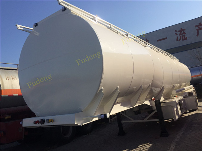 Mechanical spring suspension fuel tank trailer oil semi truck for sale