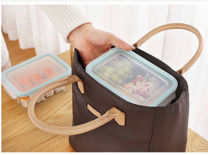 Recycled Sublimation Nylon Insulated Bento Bag For Ladies