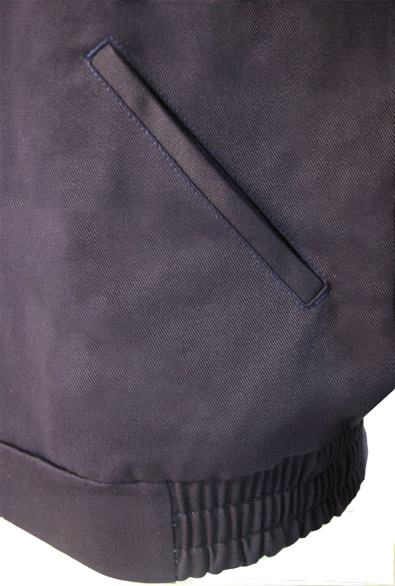 Flame Retardant Twill 3/1 Lapels Front Chest Navy Work Uniform