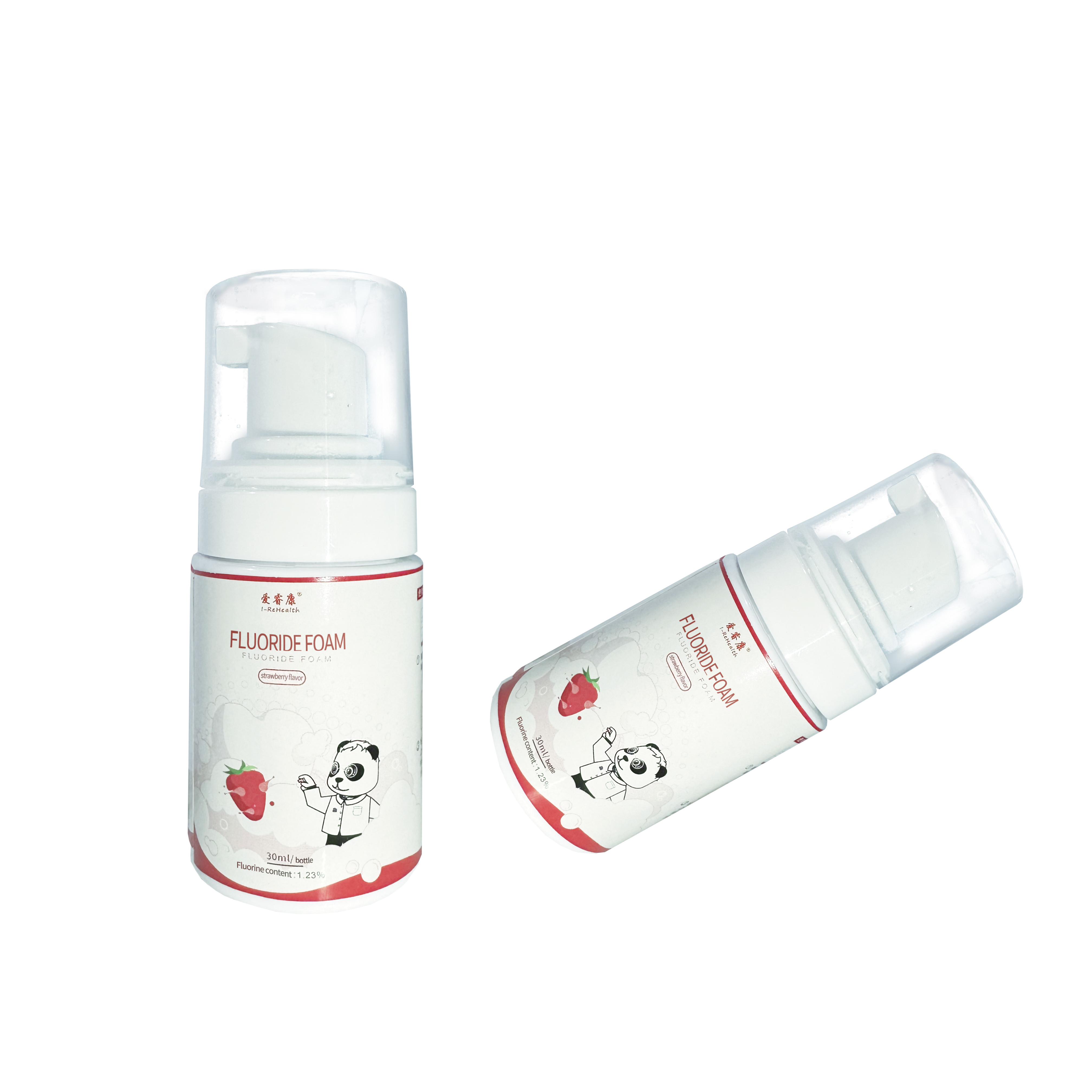 Melon Flavor 125ml Packing Dental Fluoride Foam For 200 Children