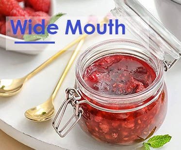 Wholesale Price 4oz 8oz 10oz Airtight Glass Glass Container Packing Jars Flip Lid Glass Jars