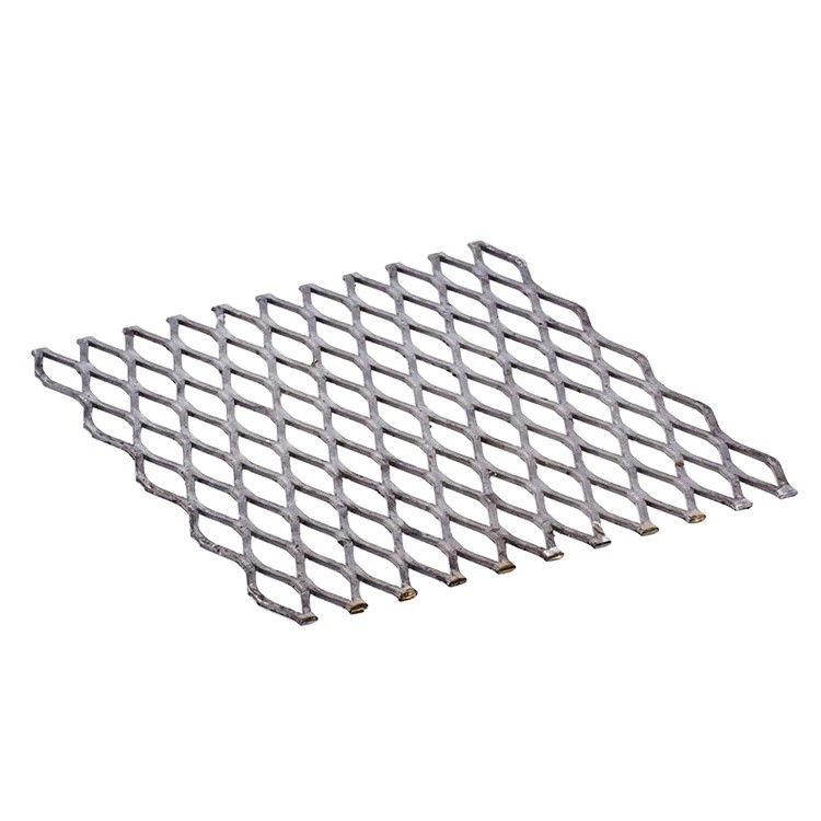 Mild Steel Flattened 1220*2440mm Expanded Metal Mesh Sheet Galvanized For Industrial