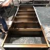 Buy cheap Custom Kids Clothing Rack Stainless Steel Shiny Gold Boutique Children Clothes from wholesalers