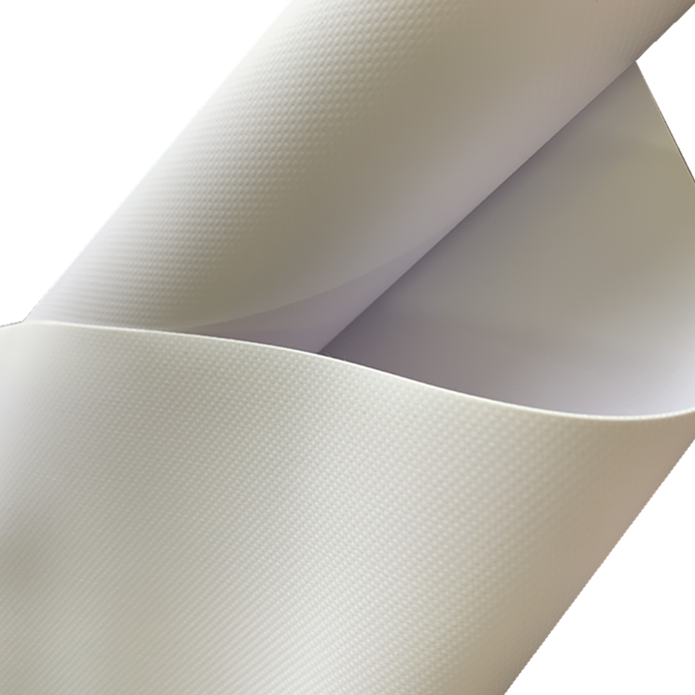 300-700g Floral PVC Fabric PVC Pana Flex Banner Roll Advertising Vinyl Printing