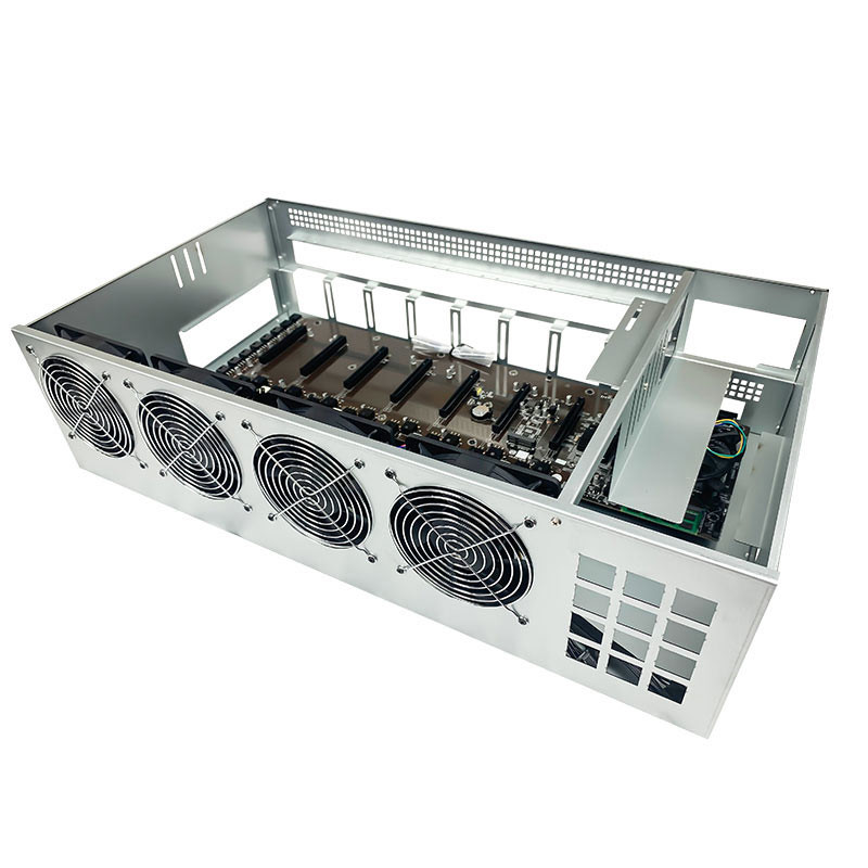 55MM Graphics 8 Gpu Mining Server Case B75 B85 Gpu Rig