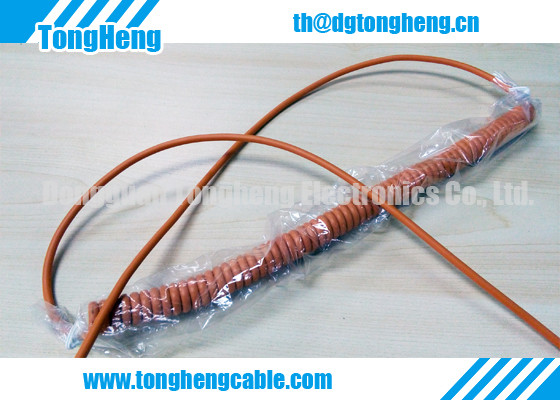 Fire Retardant Reinforced Polyester Coated Customized Spiral Cable