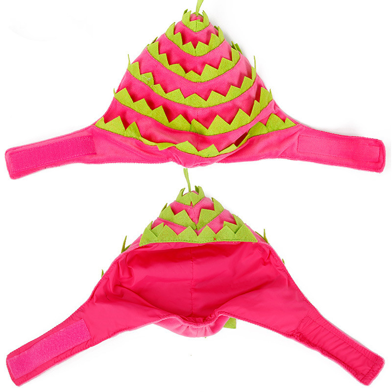 Headset Fire Dragon Fruit Shape Pet Headdress For Christmas