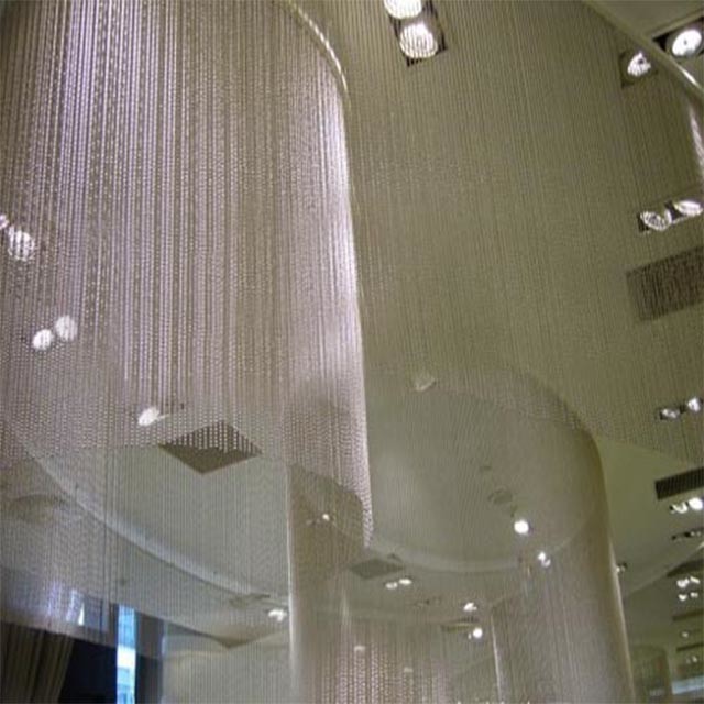 Fashion novelty ball chain curtain for room divider