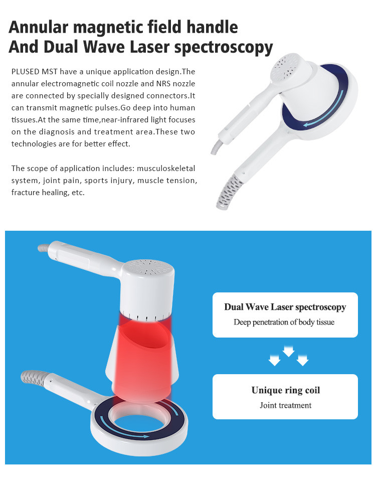 1000W Electromagnetic Transduction Therapy Air Cooling For Body Pain Relief / Muscle Recovery