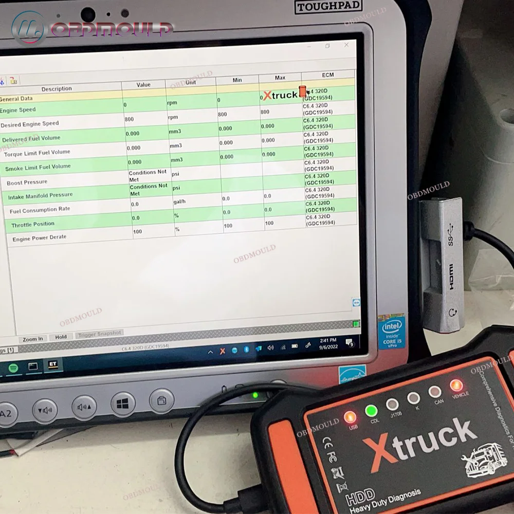 MULTI BRAND X-TRUCK HDD Y009 DIESEL ENGINE DIAGNOSTIC TOOL AUTOMATIC CODE READER OBD DIAGNOSTIC TOOL VEHICLE SCANNER