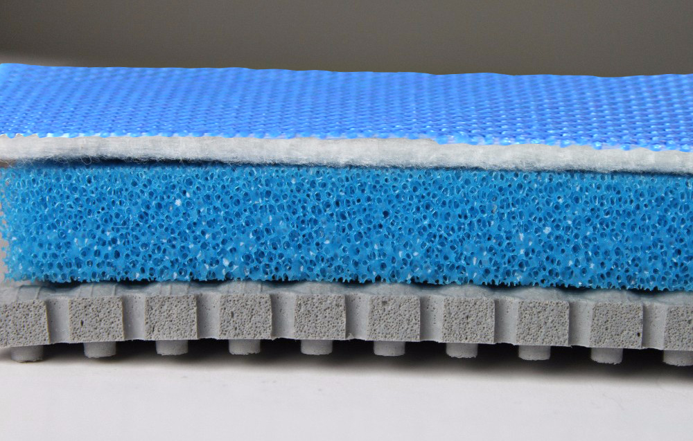 High Elasticity Silicone Foam Sheet Padding Open Cell Style For Press Machine