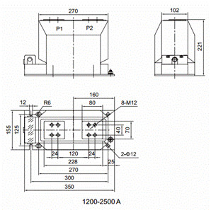Class 0.2s MV Interposing Current Transformer Instrument Durable Measurement