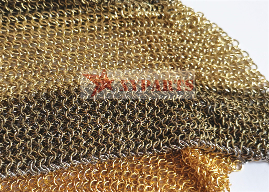 Chainmail 7mm Metal Ring Curtain For Office Partition