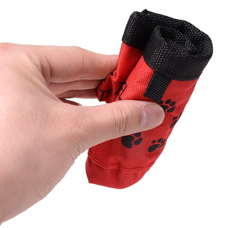 Pet Folding Bowl Oxford Cloth Waterproof Portable Dog Bowl Pet Travel Bowl Travel Cross-Border Folding Dog Bowl
