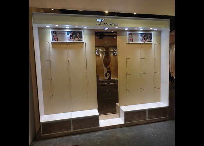 Fashionable Retail Clothing Racks Customized Color For Women Underwear Shop