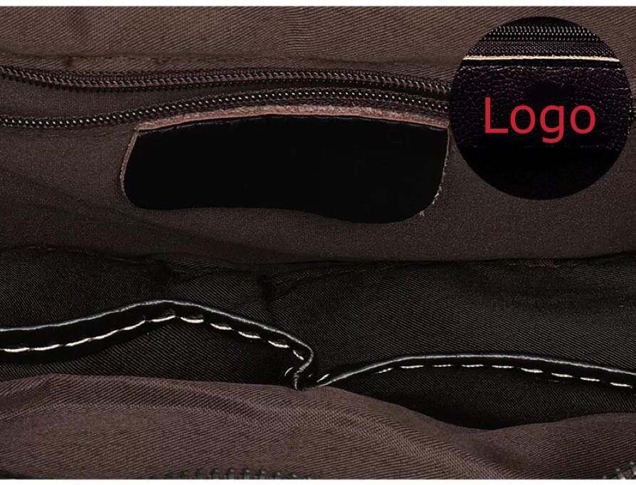 Laptop Briefcase For Men Genuine Cow Leather Handbags Male Shoulder Bag Retro Fashion Man Handbag Briefcases
