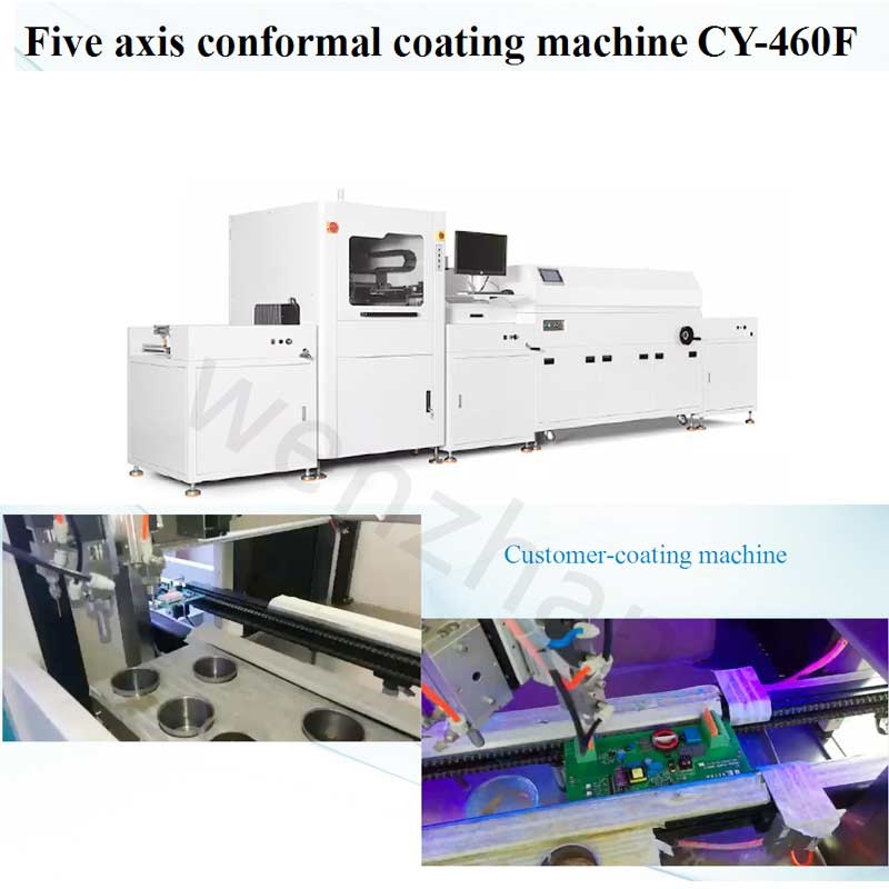 Automated SMT Line Machine PCB Three Axis Conformal Coating Inspection Spray Equipment